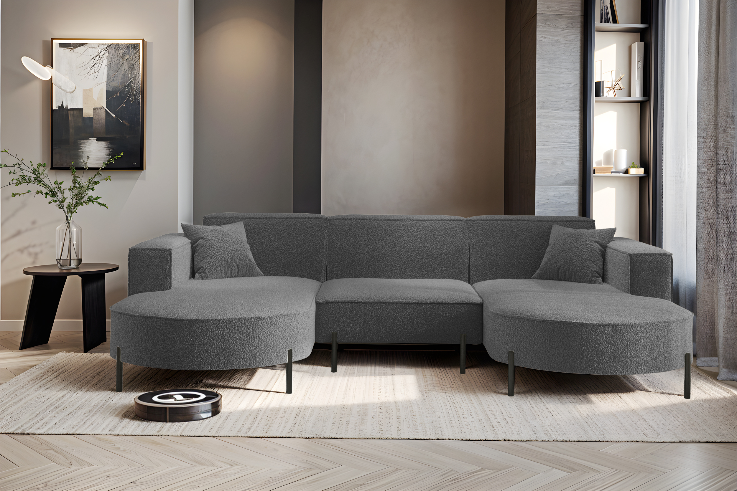 Parma U Hills Ecksofa U-Form
